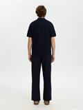 SLMCRAN SS KNIT STRUCTURE ZIP POLO NOOS navy blazer