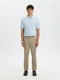SLMCRAN SS KNIT STRUCTURE ZIP POLO NOOS skyway