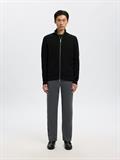 SLMDANE LS KNIT STRUCTURE FULL ZIP NOOS black