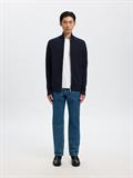 SLMDANE LS KNIT STRUCTURE FULL ZIP NOOS sky captain