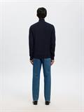 SLMDANE LS KNIT STRUCTURE FULL ZIP NOOS sky captain