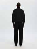 SLMDANE LS KNIT STRUCTURE ROLL NECK NOOS black