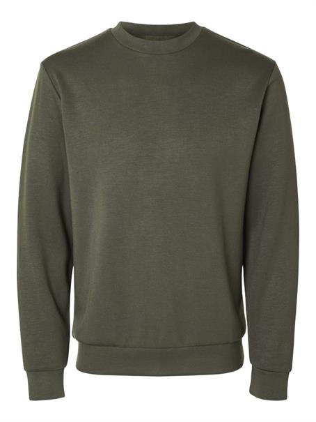SLMEMANUEL SOFT CREW NECK SWEAT NOOS forest night