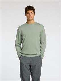 SLMEMANUEL SOFT CREW NECK SWEAT NOOS iceberg green