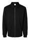 SLMEMANUEL SOFT FULL ZIP SWEAT NOOS black