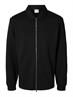 SLMEMANUEL SOFT FULL ZIP SWEAT NOOS black