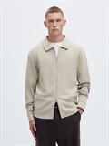 SLMEMANUEL SOFT FULL ZIP SWEAT NOOS pure cashmere