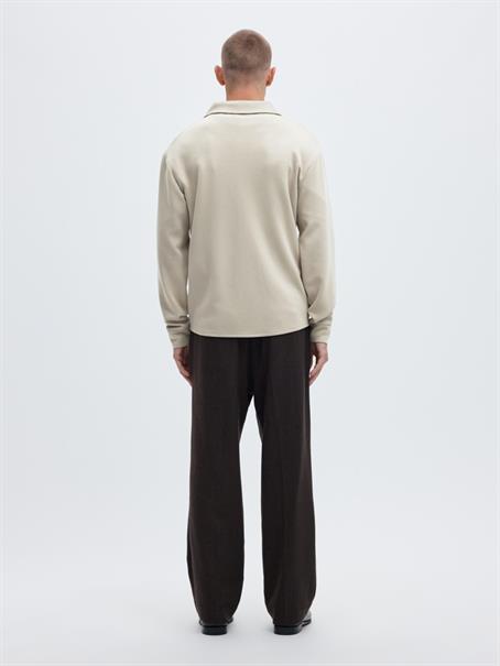 SLMEMANUEL SOFT FULL ZIP SWEAT NOOS pure cashmere