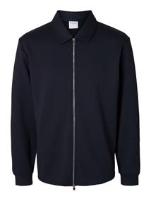 SLMEMANUEL SOFT FULL ZIP SWEAT NOOS sky captain