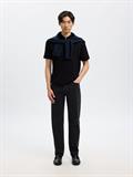 SLMFAVE ZIP SS POLO NOOS black