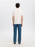 SLMFAVE ZIP SS POLO NOOS cloud dancer