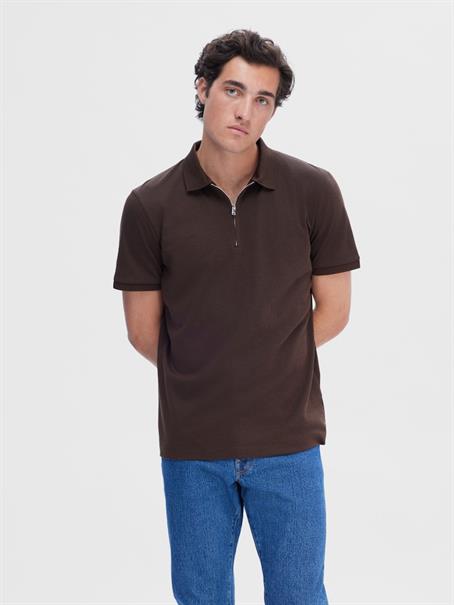 SLMFAVE ZIP SS POLO NOOS demitasse