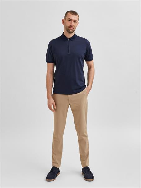 SLMFAVE ZIP SS POLO NOOS sky captain