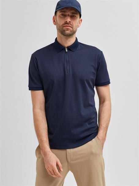 SLMFAVE ZIP SS POLO NOOS sky captain