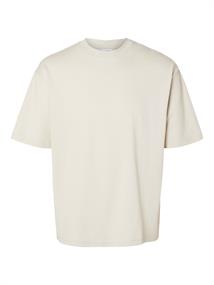 SLMLOOSEOSCAR SS O-NECK TEE NOOS oatmeal