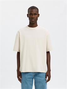 SLMLOOSEOSCAR SS O-NECK TEE NOOS oatmeal