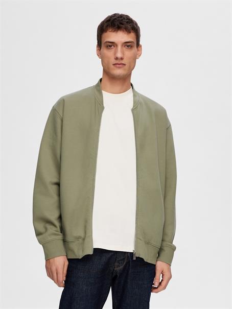 SLMMACK SWEAT BOMBER LS NOOS vetiver