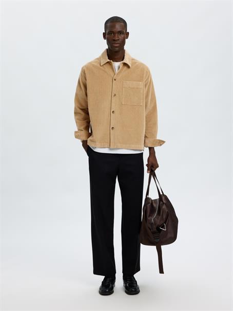 SLMOTTO-KRIS CORD OVERSHIRT NOOS cornstalk