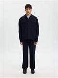 SLMOTTO LEROY LINEN BLEND OVERSHIRT NOOS sky captain