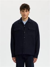 SLMOTTO LEROY LINEN BLEND OVERSHIRT NOOS sky captain