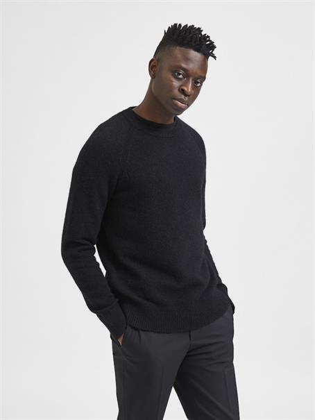 SLMRAI LS KNIT CREW NECK NOOS black
