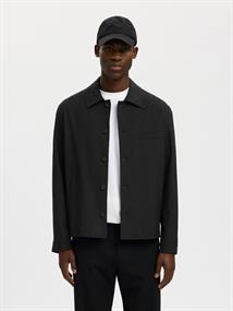 SLMREG-ROBERT OVERSHIRT NOOS black
