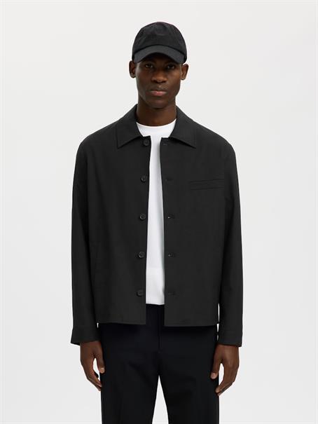 SLMREG-ROBERT OVERSHIRT NOOS black