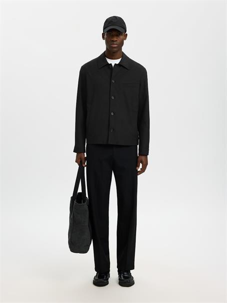 SLMREG-ROBERT OVERSHIRT NOOS black
