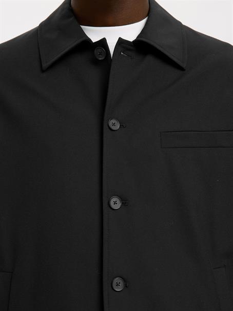 SLMREG-ROBERT OVERSHIRT NOOS black