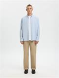 SLMREGCLAUS CLAY LINENBLEND LS SHT NOOS dusty blue
