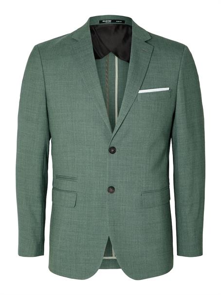 SLMSLIM-OASIS LINEN BLZ NOOS light green melange