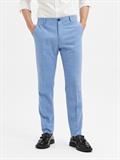 SLMSLIM-OASIS LINEN TRS NOOS light blue