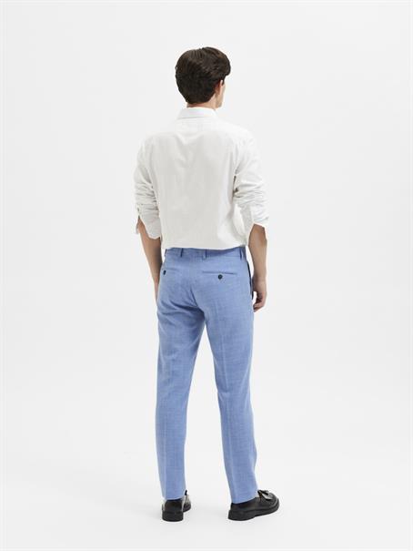 SLMSLIM-OASIS LINEN TRS NOOS light blue