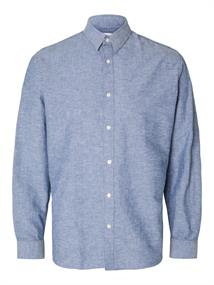 SLMSLIM-SUN SHIRT LS NOOS medium blue denim