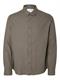 SLMSLIMOWEN-BRUSHED SHIRT LS NOOS morel