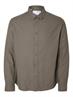 SLMSLIMOWEN-BRUSHED SHIRT LS NOOS morel