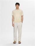 SLMTELLER SS KNIT POLO NOOS fog