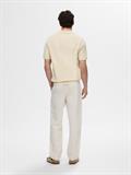 SLMTELLER SS KNIT POLO NOOS fog