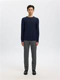 SLMTRAY LS KNIT MERINO CREW NECK NOOS navy blazer