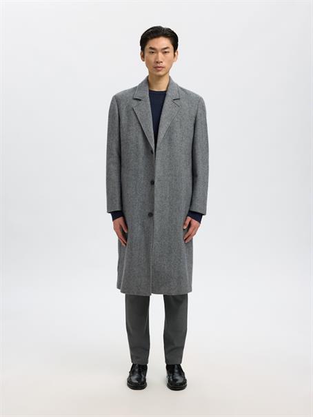 SLMTRAY LS KNIT MERINO CREW NECK NOOS navy blazer