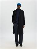 SLMTRAY LS KNIT MERINO ROLL NECK NOOS navy blazer