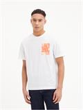 SLOGAN TEE bright white