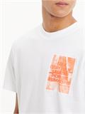 SLOGAN TEE bright white