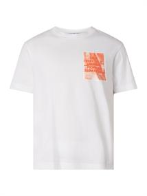 SLOGAN TEE bright white