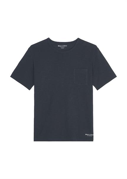 Slub-Jersey-T-Shirt regular dark navy