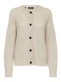 SLWLULU LS KNIT SHORT CARDIGAN NOOS birch