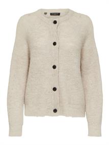 SLWLULU LS KNIT SHORT CARDIGAN NOOS birch