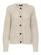SLWLULU LS KNIT SHORT CARDIGAN NOOS birch