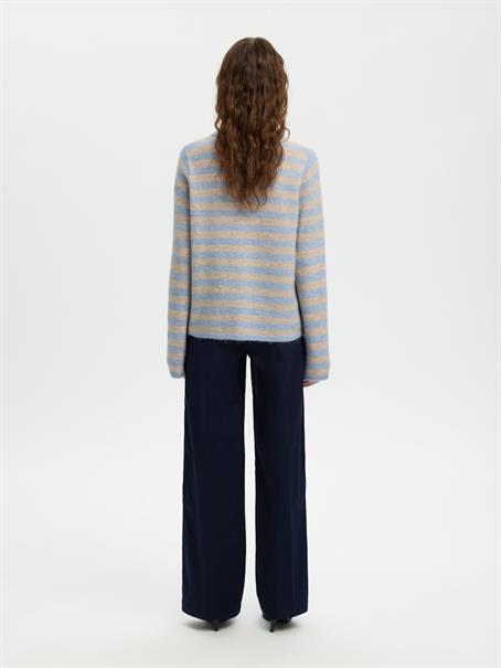 SLWLULU NEW LS KNIT CARDIGAN NOOS cashmere blue