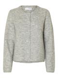 SLWLULU NEW LS KNIT CARDIGAN NOOS light grey melange